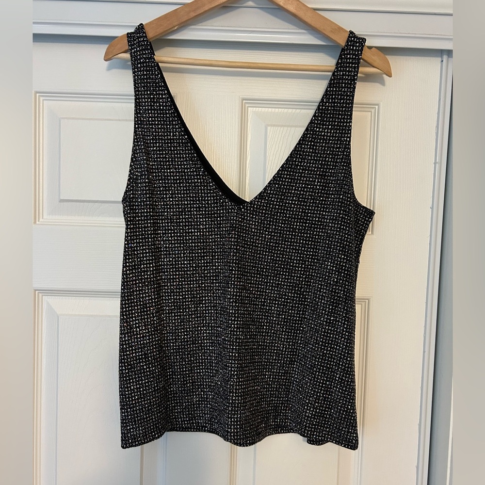 H&M glittery tank top